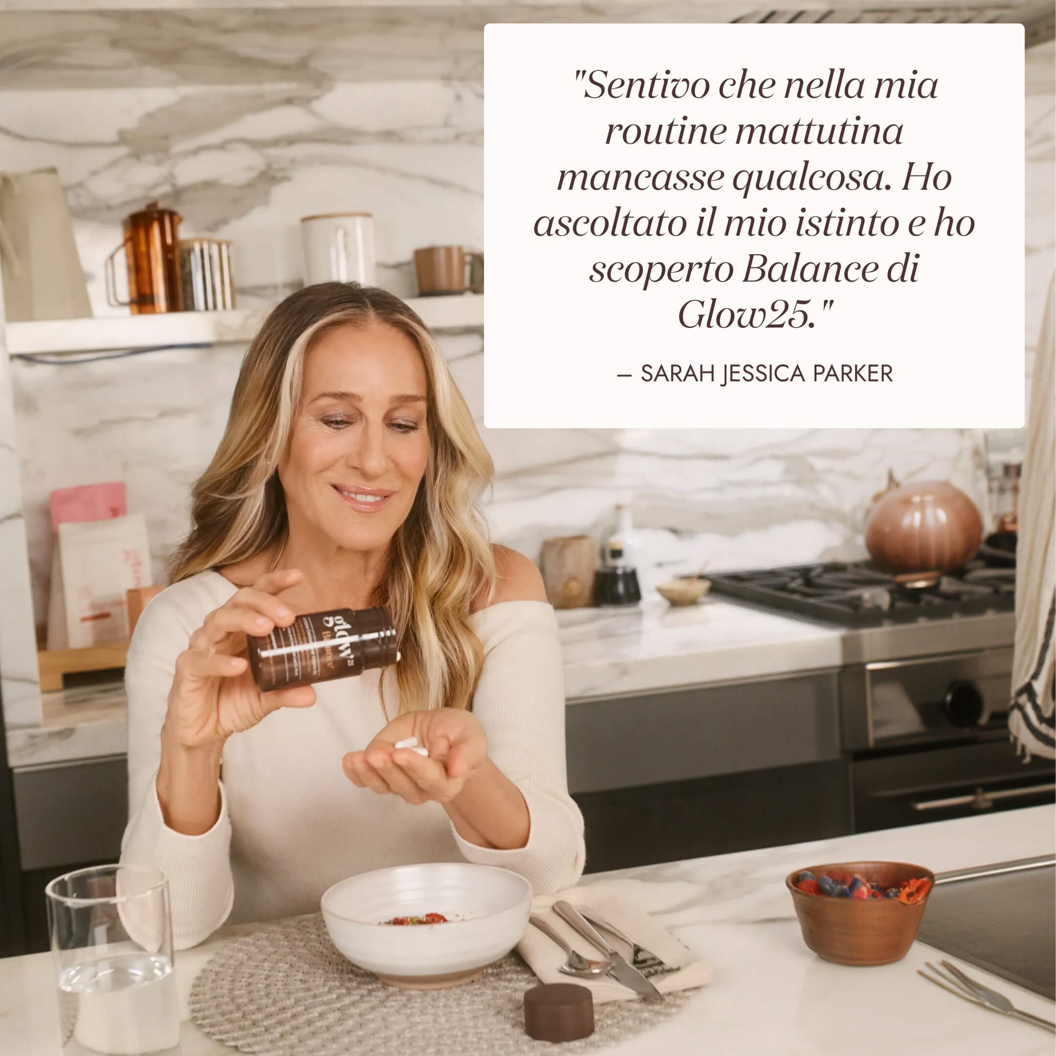 Glow25 Balance – productverpakking (Italiaanstalige versie)